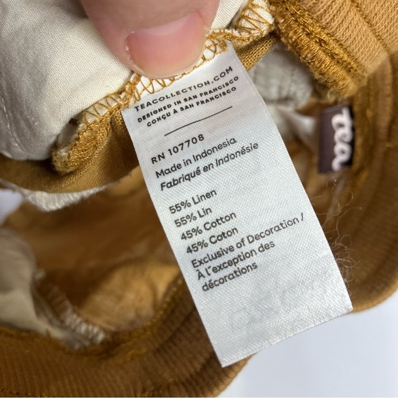 Tea collection make tracks shorts linen cotton blend size 2T - Picture 4 of 5